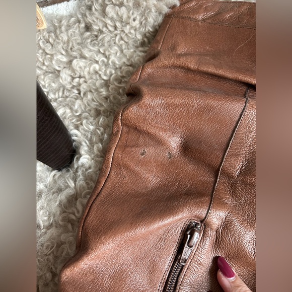 Leather knee high brown boots - Picture 6 of 6